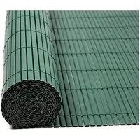 PROREGAL Fi-Chi – Premium Sichtschutzmatte Zaun Sichtschutz PVC- Sichtschutzmatte Gartensichtschutz Höhe 2 m Länge 3 m HxL 2 x 3 m Grün