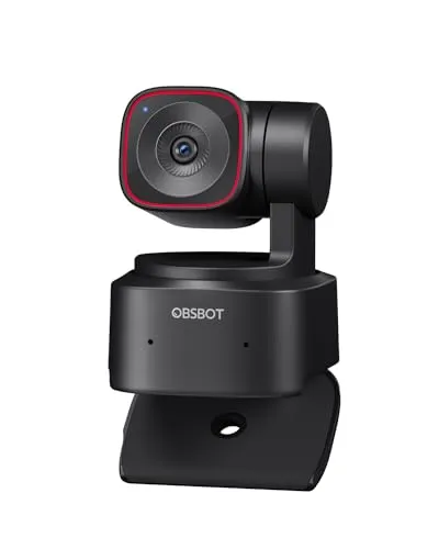 OBSBOT Tiny 2 Lite - 4K PTZ Webcam mit KI-Tracking - Webcam mit HDR und 60 FPS, ideal für professionelle Meetings und Streaming. Genießen Sie dynamische Gestensteuerung und anpassbare Voreinstellungen für ein individuelles Erlebnis.