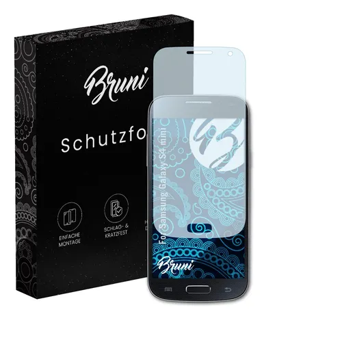 Bruni 2x Folie für Samsung Galaxy S4 mini Schutzfolie Displayschutzfolie