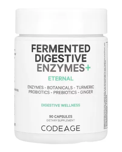 Codeage, Fermented Digestive Enzymes+, fermentierte Verdauungsenzyme, 90 Kapseln