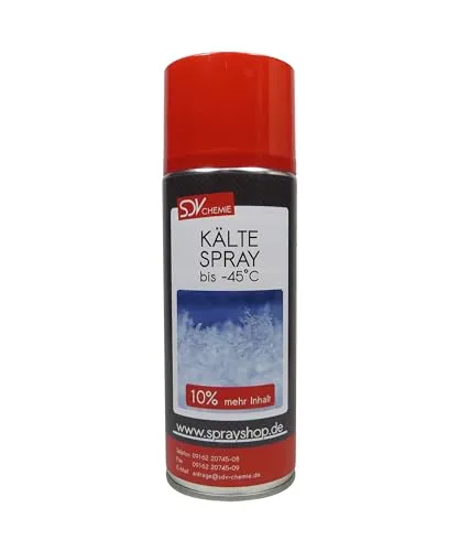 SDV Chemie Kältespray 440ml – Kühlspray für präzise Anwendungen - SDV Chemie Kältespray – kühlt Bauteile schnell und rückstandsfrei ab. Ideal für die Fehlersuche in elektrischen Schaltungen und das Abkühlen hitzeempfindlicher Komponenten. Perfekt für Montage und Demontage von Passteilen.
