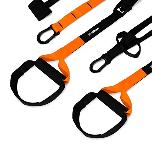 GymBeam Suspension Training Set - Schlingentrainer für effektives Home-Workout - Schlingentrainer für Krafttraining, ideal für das Training mit dem eigenen Körpergewicht zu Hause, verbessert die Effektivität Ihrer Sporteinheiten.
