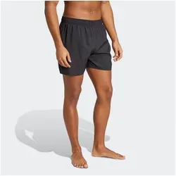 adidas Herren Swim Shorts 5 INCH, Black/White, L - Badeshorts mit regulärer Passform aus 100 % recyceltem Polyester, ideal für umweltbewusste Schwimmer.