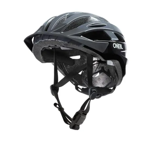 ONEAL Helm Outcast Split V.22 Black Grey L/XL 58 bis 62cm - Fahrradhelm mit leichtem Inmold-Design, optimaler Belüftung und FidLock-Verschluss für sicheren Komfort beim Mountainbiking und Alltag.