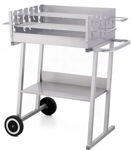 Tepro Holzkohlengrill Pasadena - 2 verchromte Grillroste, ideal für gemütliche Grillabende im Garten