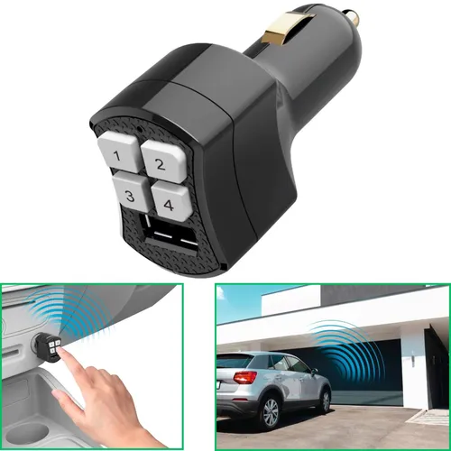 Thomson Garagentor Tor-Antrieb Handsender - Garagentor-Handsender mit 4 Tasten, lernfähig und universell einsetzbar, ideal für einfache Programmierung und hohe Reichweite bis 40 m.