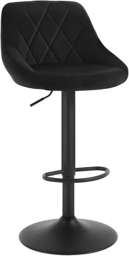 WOLTU Barhocker mit Samt-Sitzfläche, Höhenverstellbar & 360° drehbar - Stylischer Barhocker aus pflegeleichtem Samt, höhenverstellbar und drehbar. Ideal für Bar, Bistro oder Küche und sorgt für Komfort bei maximaler Stabilität.