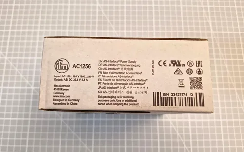 IFM AS-Interface Stromversorgung AC1256 PSU-1AC/ASi-2,8A, 4021179273053