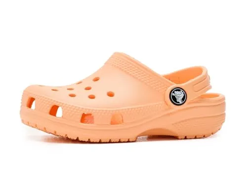 Crocs Unisex Kinder Classic Clog T Clog, Electric Sunstone, 23/24 EU - Bequeme und pflegeleichte Clogs aus leichtem Croslite Material, ideal für den Alltag. Mit Lüftungslöchern für Atmungsaktivität und schnelles Abfließen von Wasser. Personalisierbar mit Jibbitz-Ansteckern.