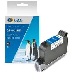 G&G Handheld Druckerpatrone GB-001BK Schwarz, permanent und wasserfest - Sonstige Elektroinstallationsartikel - Ideal für Glas, Plastik, Metall und Stein, bietet höchste Qualität und Umweltschutz durch G&G, den Marktführer für alternative Druckerpatronen.