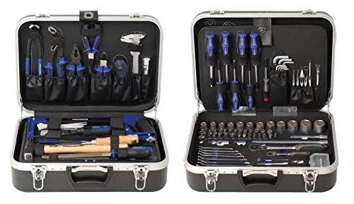 Projahn Universal-Werkzeugkoffer 149-tlg. - Alles für Ihre Projekte - Werkzeug-Sets mit 149 Teilen, inklusive Ratschen und Schrauberbits, ideal für Heimwerker und Profis, verstaut im robusten ABS Kunststoffkoffer.