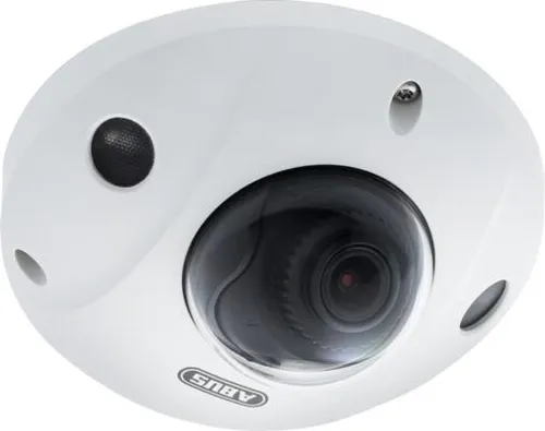 ABUS IPCB44561A IP Mini Dome Kamera, WLAN, 4MPx - Funk Dome-Kamera mit 4 MPx Auflösung, IP67-Gehäuse und Infrarot-LEDs für Tag- und Nachtüberwachung im Innen- und Außenbereich.
