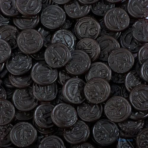  De Bron Muntendrop Mild Salzige Lakritz-Münzen Zuckerfrei 1 kg 12,99 EUR/kg