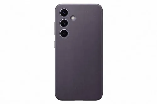 Samsung Vegan Leather Case (Galaxy S24) - Stilvolle Klapphülle, aus veganem Leder für optimalen Schutz und elegantes Design