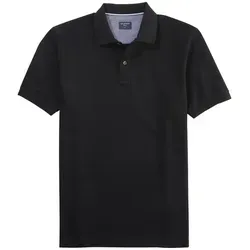 OLYMP Poloshirt Casual Schwarz L - Herren-Shirt aus 100% Baumwolle im Piqué-Stil, ideal für lässige Outfits. Maschinenwaschbar und pflegeleicht, perfekt für den täglichen Gebrauch.