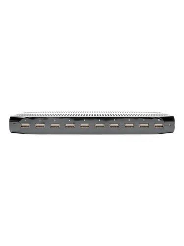 Eaton Tripp Lite 10-Port USB Charging Station - Handy Ladegeräte mit 10 USB-Ausgängen, 96W Leistung und verstellbarem Stauraum – ideal für Haushalte und Büros mit vielen Geräten.