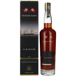 A.H. Riise Royal Danish Navy Naval Cadet Rum 42% Vol. 700ml - Premium Rum aus Dänemark, ideal für Kenner und Sammler, in einer eleganten Flasche mit 700ml Volumen.