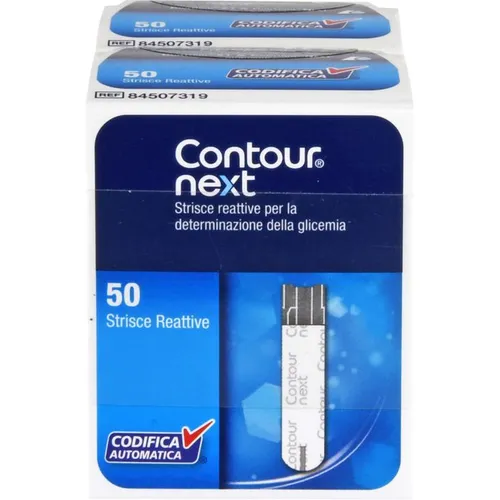Contour Next Sensoren Teststreifen - kohlpharma, 100 St - Blutzuckermessgeräte Zubehör, hochstabil gegen Umwelteinflüsse und 24 Monate haltbar, ideal für präzise Blutzuckermessung.