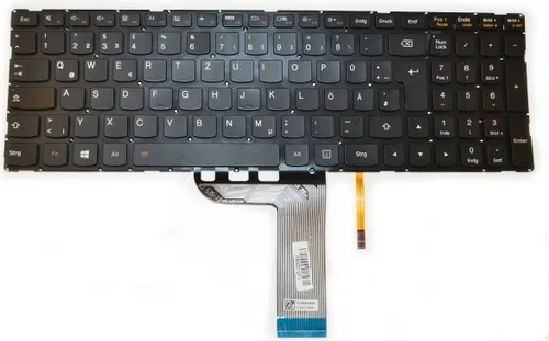 Lenovo Yoga 500-15isk Tastatur mit Backlight - Deutsche QWERTZ-Tastatur für Lenovo Yoga 500-15isk und Flex 3-Modelle, ideal für komfortables Tippen bei schwachem Licht dank Backlight-Funktion.