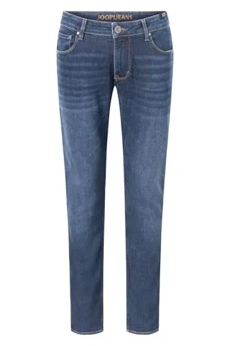 Joop Jeans 5-Pocket-Jeans Stephen blau 32 - Modische 5-Pocket-Jeans aus elastischem Material für optimalen Tragekomfort. Slim Fit und angesetztes Bündchen in stylischem navy, ideal für trendbewusste Männer.
