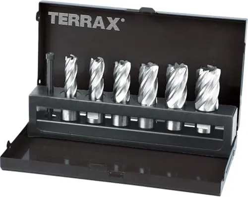 RUKO Kernbohrersatz HSS (3/4") - Metallbohrer mit Weldonschaft, ideal für präzise Bohrungen in Metall und langlebig durch hochwertige HSS-Qualität.