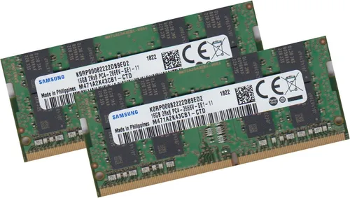 Samsung 32Gb 2x 16Gb 2666MHz Ram Speicher 260Pin M471A2K43CB1-CTD Notebook