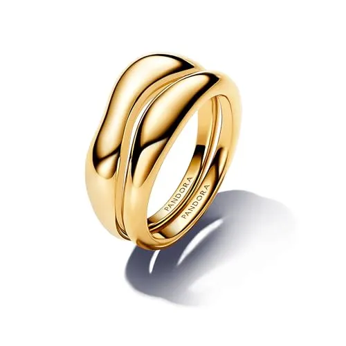 PANDORA 14k Gold-plated unique metal blend Pearl Mixed stone White 163258C01