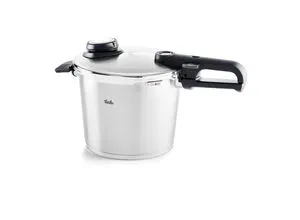 Fissler Vitavit Premium Schnellkochtopf - 6L Edelstahl-Dampfkochtopf mit 4 Garstufen, gesundes Garen und bis zu 70% Zeitersparnis