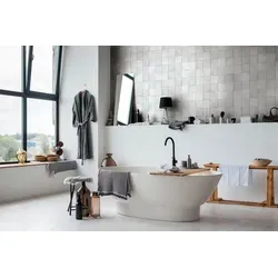 Fototapete MARBURG "Tile", beige (muschel), B:0,53m L:10,05m, Vlies, Tapeten, moderne Tapete für Wohnzimmer Schlafzimmer Küche