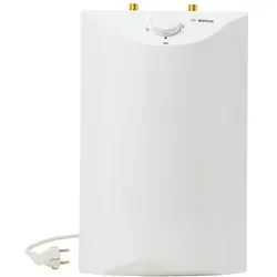 Siemens TR3500TO5T Kleinspeicher 5l Untertisch - Warmwasserspeicher mit 5 l Volumen, energieeffizienter Betrieb (Klasse A) und schneller Aufheizzeit von nur 8 Minuten – ideal für kleine Küchen oder Waschbecken.