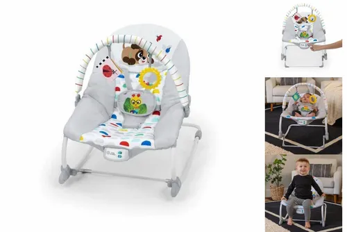 Baby-Liegestuhl - Schaukelwippe für Kleinkinder - Ideal für Babys ab 12 Monaten, bietet dieser Liegestuhl eine sichere und bequeme Ruheoase. Kompakt und leicht, perfekt für den täglichen Einsatz.