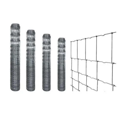 m verzinkter Wildzaun 80/6/30 Drahtzaun - Gartenzäune für Tiere und Garten, stabiler und langlebiger Zaun aus verzinktem Stahl, ideal für die Umzäunung von Tieren und Nutzflächen.