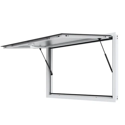 VEVOR Imbissstand Servierfenster 1374x866mm - Fenster für Food Trucks, ideal für effizienten Service mit robuster Markise und kompakten Abmessungen.