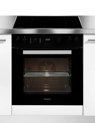 Miele Induktions Herd-Set H 2455 I ACTIVE mit KM 7061 FR, PerfectClean Ausstattung, EasyControl Bedienung, Energieeffizienzklasse A+