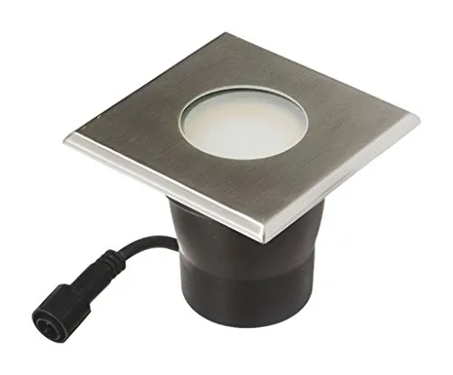 Easy Connect - Einbaulicht Edelstahl 12x12 cm