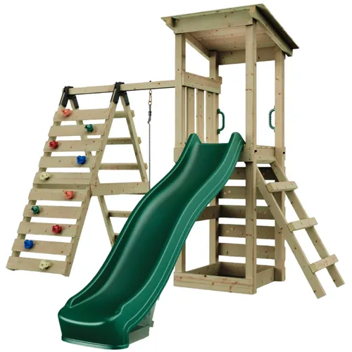 Weka Spielturm Sevilla 306,2 x 284,4 x 228,8 cm - Hochwertiger Spielturm für Kinder, fördert die Kreativität und bietet stundenlangen Spielspaß im Garten.