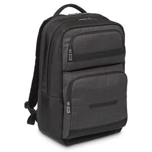Targus CitySmart Advanced Notebook-Rucksack 12,5 - 15,6", schwarz/grau - Notebooktasche mit gepolstertem Laptopfach und ergonomischem Design für optimalen Tragekomfort und Schutz unterwegs.