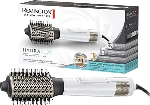 Remington Warmluftbürste Ionen Hydraluxe AS8901 - 2in1 Haartrockner und Volumenbürste, 1200 Watt, feuchtigkeitsspeichernde Keramikbeschichtung für gesundes Haar und maximales Volumen