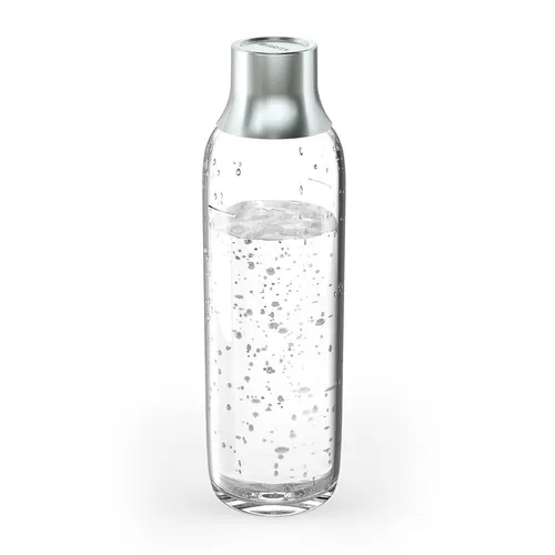BRITA Glasflasche für sodaTRIO Wassersprudler – 2er Pack (1l) - Wassersprudler Zubehör, aus hochwertigem Glas für frisches Sprudelwasser und umweltfreundlich wiederverwendbar.