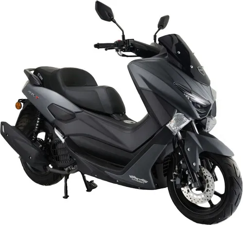 GT UNION Motorroller MaxT 125 - Sportlicher Wassergekühlter Roller - Motorroller, 124,6 ccm, 99 km/h, Euro 5 - ideal für Stadtfahrten mit geringem Verbrauch von nur 2,7 l/100 km und modernem ABS für mehr Sicherheit.