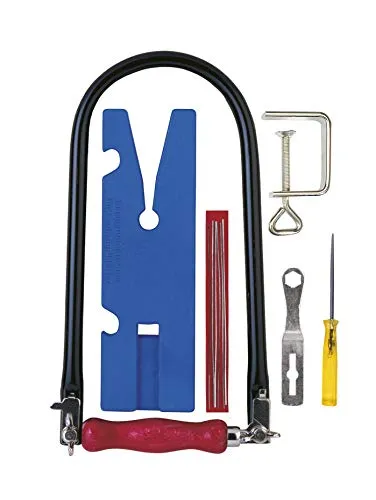 Pebaro 930 Laubsäge-Set in Tüte, 12 Teile, komplettes Set für Laubsägearbeiten, mit Laubsägebogen made in Germany, Laubsägen, Basteln mit Holz, Bastelset, Geschenkidee für Kinder