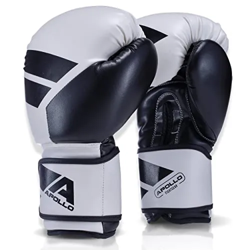 Apollo Boxhandschuhe Champion – Hochwertige Boxhandschuhe für Training und Sparring - Die Apollo Boxhandschuhe bieten optimalen Schutz und eine perfekte Passform für Männer und Frauen. Ideal für Boxtraining, Kickboxen und Sparring, mit schweißabweisendem Innenfutter und stabilisierendem Klettverschluss.