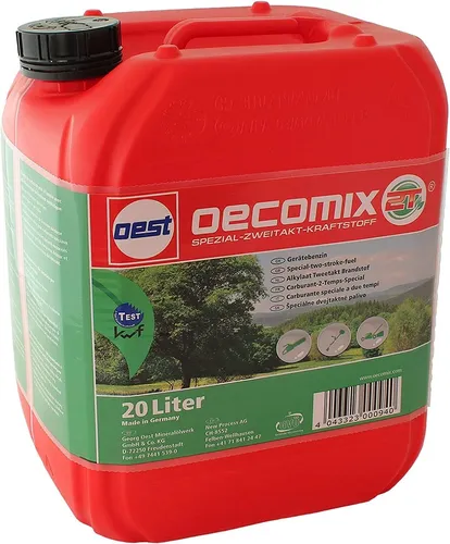 OEST 20Ltr Sonderkraftstoff für Zweitakt-Motore - Kettensägen-Zubehör mit hoher Leistungsfähigkeit, ideal für diverse Maschinen wie Kettensägen und Freischneider - für maximale Effizienz und Langlebigkeit.