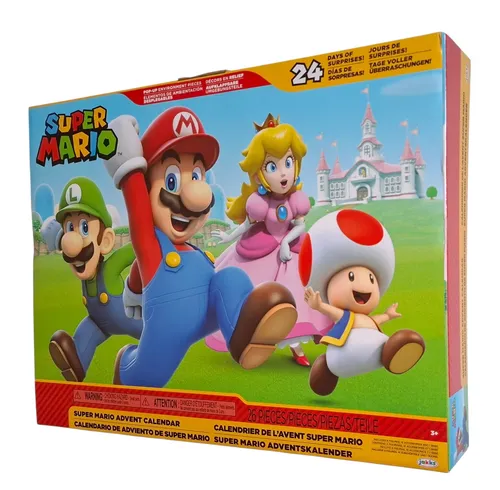 Nintendo Super Mario Mushroom Kingdom Adventskalender - Spiele für Nintendo Switch: Erlebe 24 aufregende Überraschungen mit Super Mario und bereite dich auf eine festliche Vorweihnachtszeit voller Spaß und Spielfantasie vor!