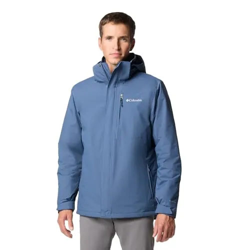 Columbia Element Blocker III Interchange Herren Regenjacke - Vielseitige 3-in-1 Übergangsjacke, wasserdicht und atmungsaktiv mit Omni-Tech-Technologie. Ideal für Outdoor-Aktivitäten, bietet Wärme und Komfort dank Omni-Heat-Isolierung und abnehmbarer Kapuze.