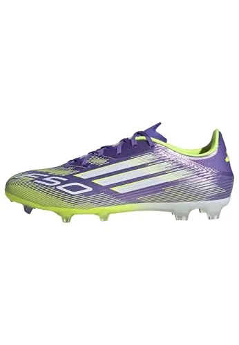adidas Unisex F50 League Fußballschuhe - Fußballschuhe mit regulärer Passform und Fiberskin Obermaterial, ideal für viele verschiedene Böden dank der Sprintplate 360 FG/MG Außensohle.