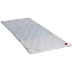 Hefel Cool Unterbett 90x200 cm - Kühler Schlafkomfort - Matratzenauflage mit kühlender Funktion für erholsame Sommernächte. Das spezielle Vlies mit PCM-Mikrokapseln sorgt für optimale Temperaturregulierung und kann bei Bedarf gewendet werden.