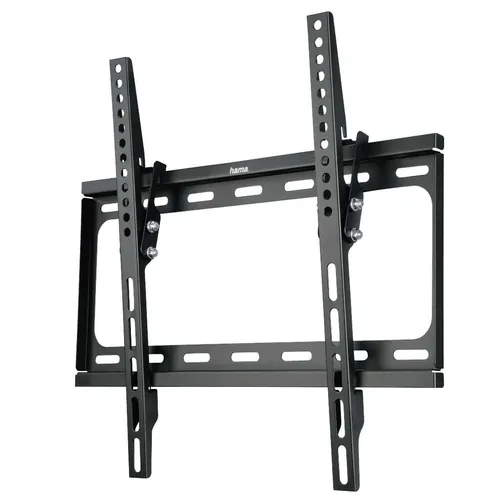 Hama 00118069 TV-Halterung Schwarz - Robuste TV-Wandhalterung für sicheren Halt und platzsparende Montage