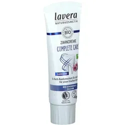 lavera Zahncreme Complete Care - Fluoridfrei mit 5-fachem Schutz - Zahnpasta mit Bio-Pflanzenwirkstoffen, vegan und ohne Mikroplastik für eine natürliche, effektive Zahnpflege.