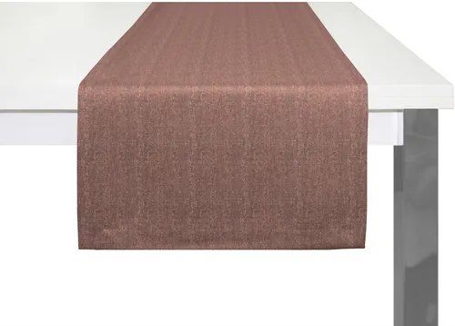 Wirth Tischläufer "TORBOLE" Gr. 1, orange (terrakotta), B/L: 40cm x 150cm, eckig